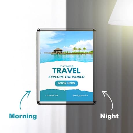 "Backlit-folie 210 micron LED kliklijsten transparant display Professionele backlit folie A3 A1 70x100cm lichtreclame LED display folie half transparant kliklijsten verlicht"