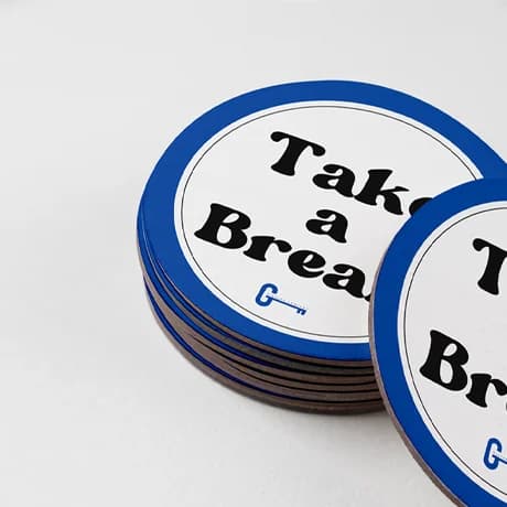 Sous-bock personnalisé pour protection et promotion