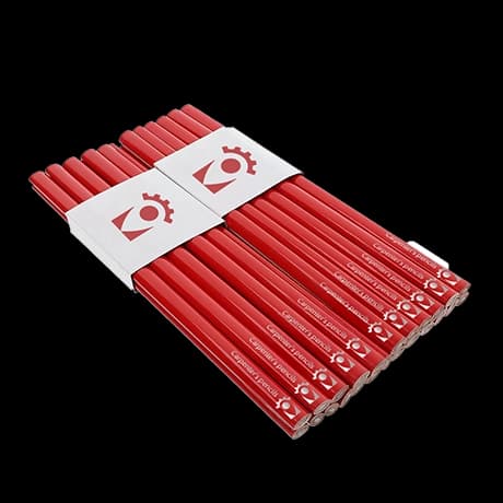 Crayon de charpentier personnalisé avec logo
