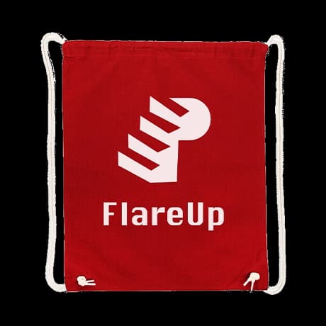 Sac à cordon classique en coton personnalisé