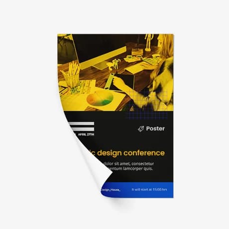 classic drukken poster