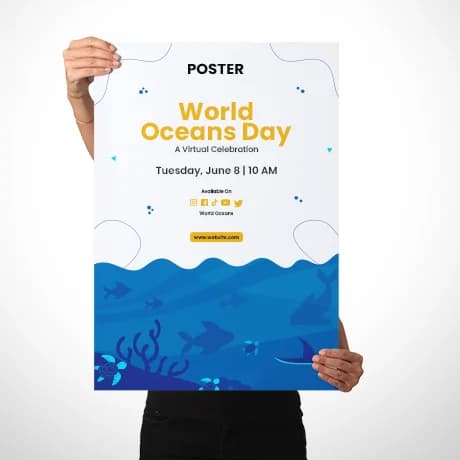 classic drukken poster