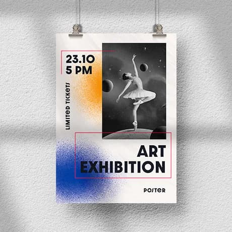 classic drukken poster