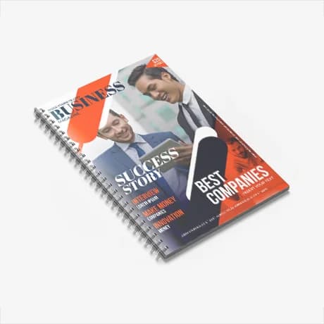 Magazine à spirale classique personnalisé