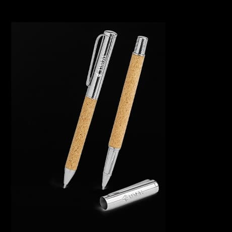 Parure de stylos en liège
