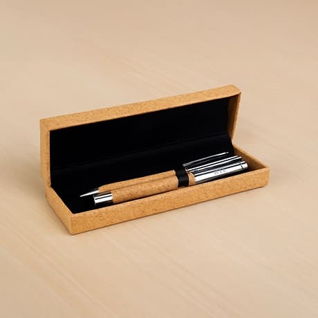 Parure de stylos en liège