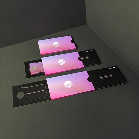 Cartes coulissantes personnalisées