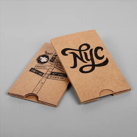 Cartes coulissantes personnalisées