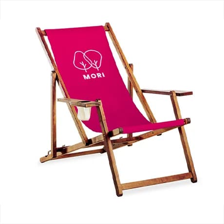 Chaises longues avec accoudoirs