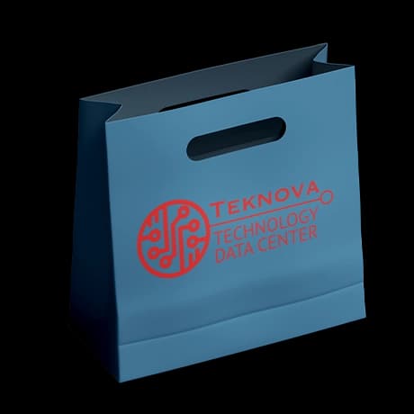 Sac à poignées découpées personnalisé