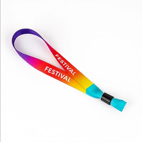 Polsbandjes van stof, bedrukt