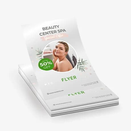 Flyers van premium materiaal