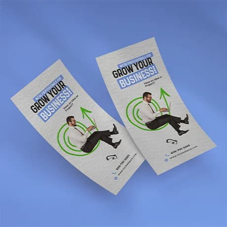 Flyers van premium materiaal