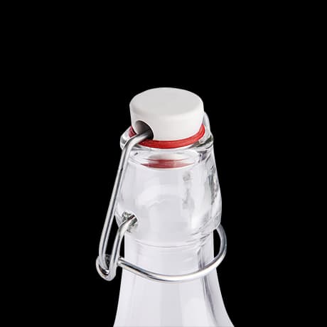 Glazen flessen met beugelsluiting