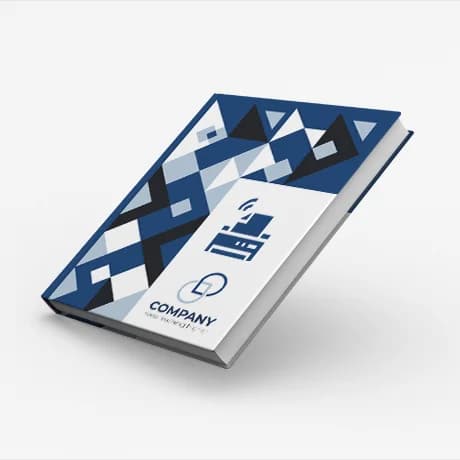 Calepin à couverture rigide avec impression digitale personnalisée