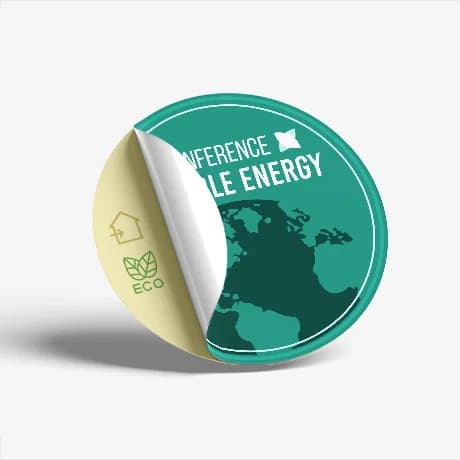 Autocollants écologiques pour utilisation intérieur