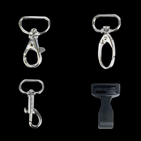 Lanyards met klikgesp en veiligheidssluiting