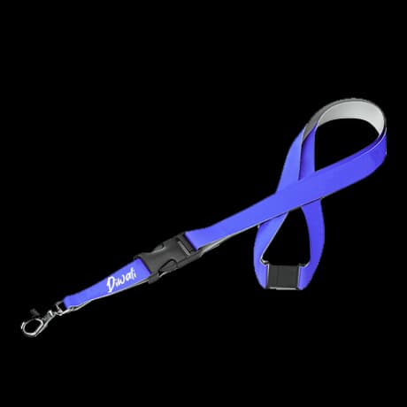 Lanyards met klikgesp en veiligheidssluiting