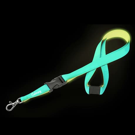 Lanyards met klikgesp en veiligheidssluiting