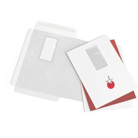 Enveloppes avec fenêtre à gauche pour une correspondance claire et efficace