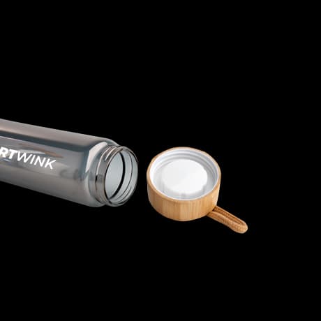 Bouteilles de verre à effet métalique