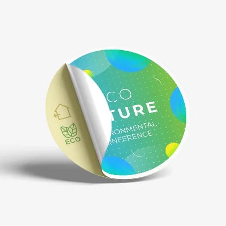 Autocollant écologique extérieur personnalisé et résistant