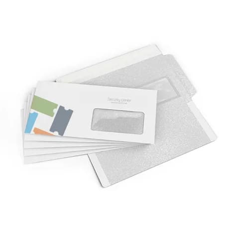 Enveloppes partiellement imprimées