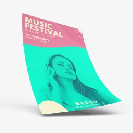 Affiches avec multiples visuels