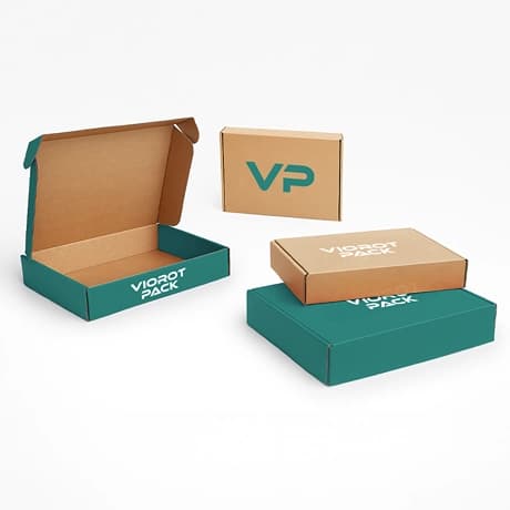 Boîtes à couvercle rabattable avec dorure à chaud 