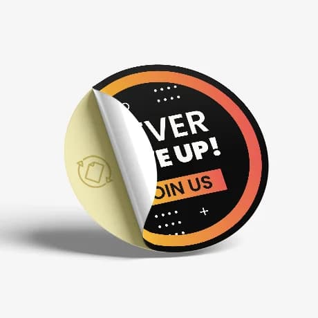 Autocollant réutilisable personnalisé avec impression de qualité