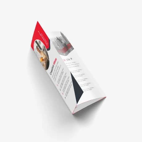 Dépliants 2 plis, roulé