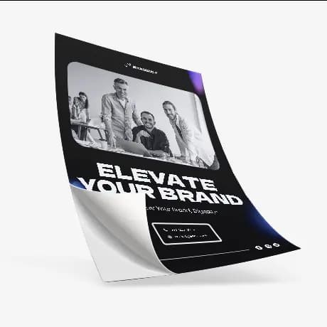 Affiche autocollante personnalisée avec impression de qualité