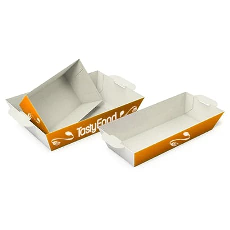 Barquettes à snack jetables et pratiques pour la restauration rapide