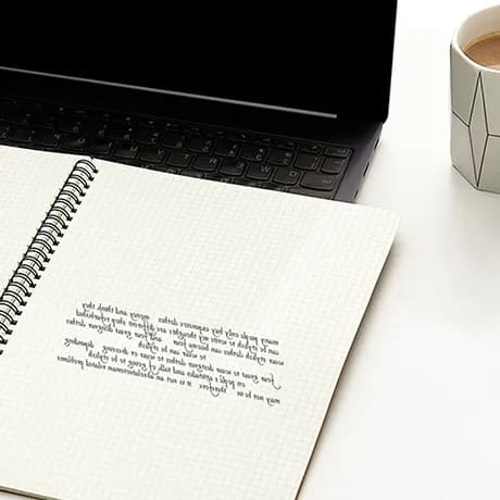 Notitieboeken met zachte kaft en wire-o-binding