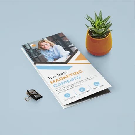 Folders, zigzag trappenvouw