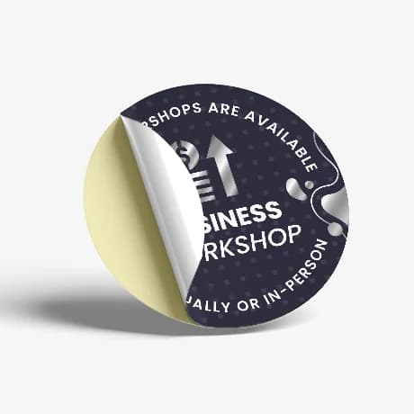 Gepersonaliseerde sticker met luxe afwerking