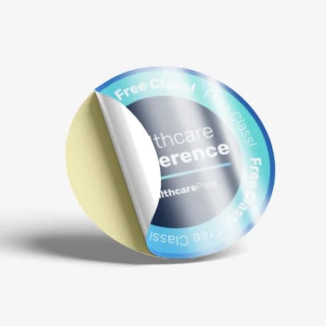 Gepersonaliseerde hoogwaardige sticker met kwaliteitsprint