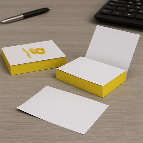 Memoblokken met gekleurde snijranden