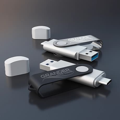 Clés USB 2 en 1
