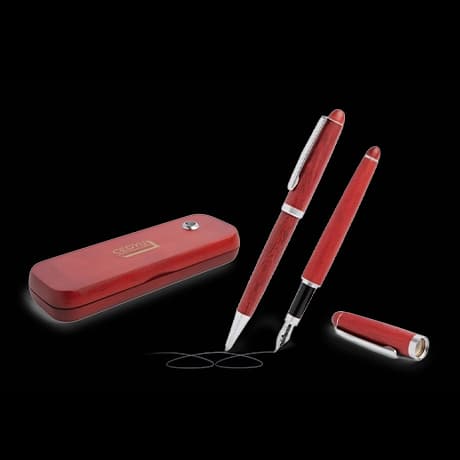 Parure de stylos en bois