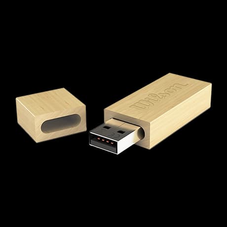 Clé USB en bois personnalisée