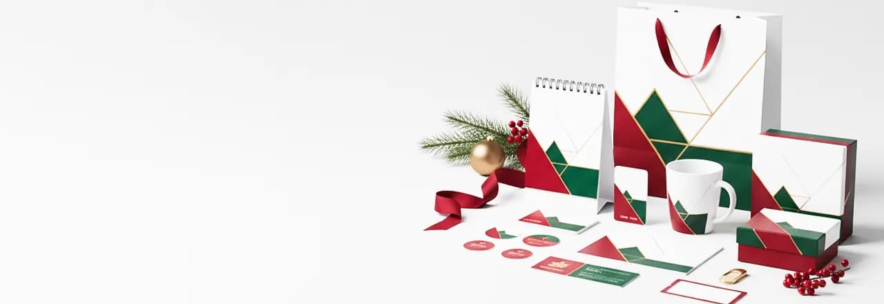 Impression personnalisée pour Noël - supports de communication professionnels