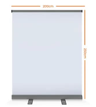 Format roll-up hauteur XL 200x250cm