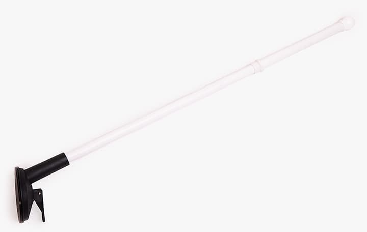 Uniquement mât de drapeau et ventouse