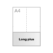 Format long plus (10,5 x 21 cm)
