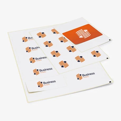 Stickers op vellen