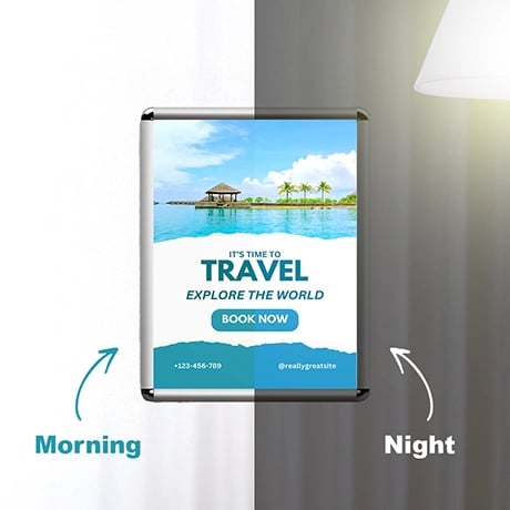 "Backlit-folie 210 micron LED kliklijsten transparant display Professionele backlit folie A3 A1 70x100cm lichtreclame LED display folie half transparant kliklijsten verlicht"