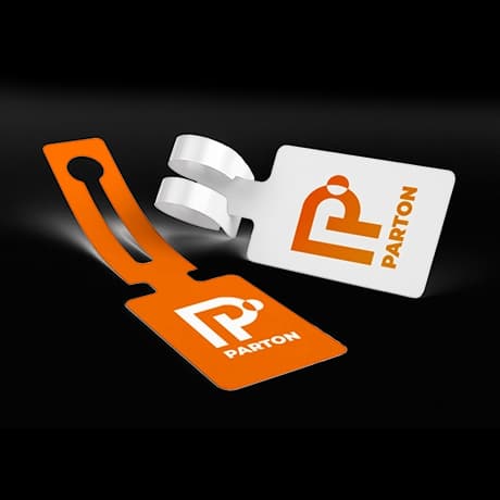 Étiquette personnalisée à accrocher sur produit