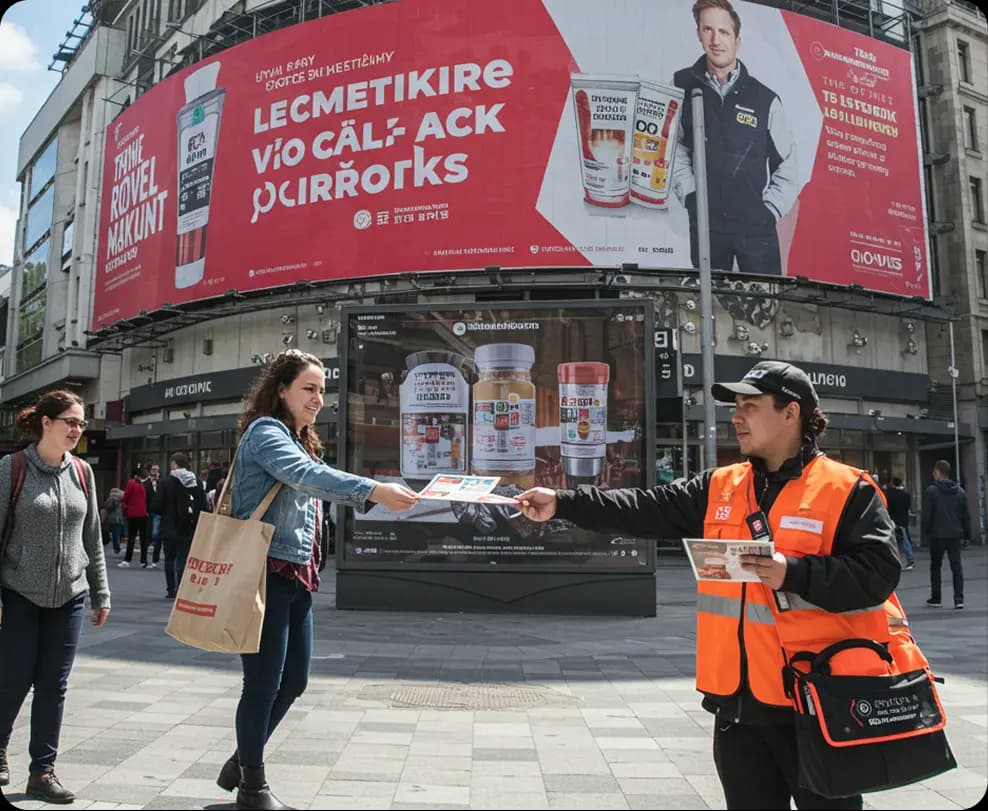 Diffusion activation terrain campagnes - Logistique experte flyer.be